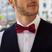 Gravata Marsala Adulto Borboleta