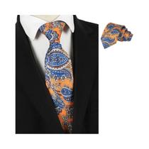 Gravata Masculina Clássica De Poliéster Com Estampa Floral De 8CM Para Negócios E Casamentos