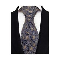 Gravata Masculina De 8 Cm Com Listras Paisley E Bolinhas Jacquard Tecida, Gravatas Luxuosas Para