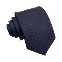 Gravata Masculina De Luxo 8CM Com Estampa De Poá E Xadrez Jacquard Para Festas Formais E Acessórios