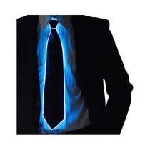 Gravata Neon LED Luminosa Para Homens, Fio EL, Acessório Para Festas, Halloween, Natal, DJ, Bar,