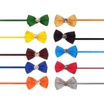 Gravata Pet 10 Gravatinhas Borboleta Lisa Filhote Pequeno Macho Rochanelli