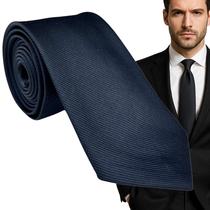 Gravata Preta Masculina Semi Slim RiscadinhaPara Padrinhos de Casamento Noivos Congressos Debutantes