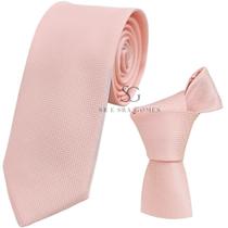 Gravata salmão tecido trabalhado quadradinho para padrinhos e eventos Gravata salmão tecido trabalhado quadradinho para padrinhos e eventos