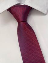 Gravata Semi Slim Vinho - 2400 Fios