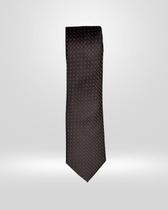 Gravata Slim Estampa Lozenge Black And Red