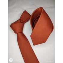 Gravata terracota para padrinhos