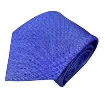 Gravata Tradicional Azul Trabalhada Premium