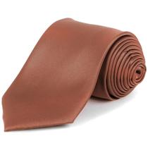 Gravata Umo Lorenzo Lorenzo Classic Rust Poliéster Satin 145x8 cm