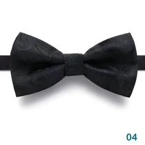 Gravatas Borboleta Ajustáveis Pretas Para Homens, Gravata Dupla Clássica Para Casamento, Presente