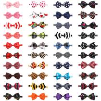 Gravatas-borboleta para cães Segarty, 40 peças, laços de pescoço para animais de estimação com gola ajustável