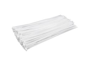 Gravatas com zíper LOCKLOCK brancas de 14 polegadas (35,56 cm), pacote com 100, 22,68 kg