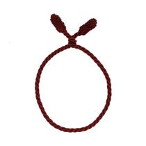 Gravatas decorativas de guirlanda Haute Decor de 20 cm cor de vinho (pacote com 6)