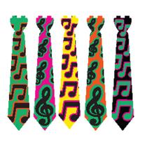 Gravatas - Notas Musicais Neon - 10 unidades - Festachic - Rizzo