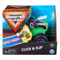 Grave Digger Monster Jam Click e Flip 1:43 Sunny - 2023