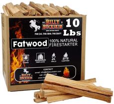 Gravetos para Acender Fogo Billy Buckskin 4,5kg Madeira Gordurosa Natural Gravetos para Acender Fogo Billy Buckskin 4,5kg Madeira Gordurosa Natural