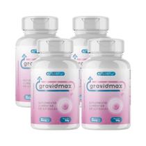 Gravidmax 4 Potes Original Fórmula Exclusiva 240 Caps
