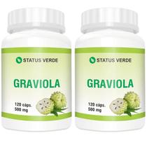 Graviola Pura 500mg 100% Natural - Kit 240 caps