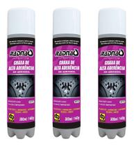 Graxa Alta Aderência Spray Radnaq - 03 Unidades