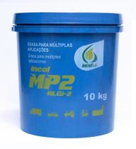 Graxa Azul de Litio para Rolamentos Multiuso MP2 Incol 10 Kg