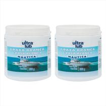 Graxa Branca Anti-oxidante Náutica De Uso Geral 500g Kit C/2 - Ultralub