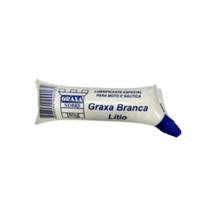 Graxa branca de lítio para moto e náutica 80g - nobre