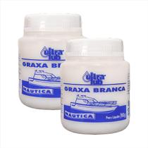 Graxa Branca Lubrificant Ultra Lub Náutica 90g Kit C/2 - Ultralub