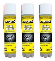 Graxa Branca Lubrificante Carro Moto Bicicleta - 03 Unidades