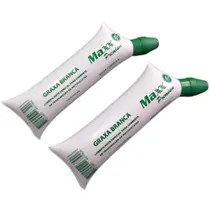 Graxa Branca P/ Portão Automático Fuso Bike Moto 80g Bisnaga