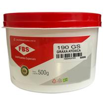 Graxa Branca Sintética Atóxica Alimentícia 190gs 500g Fbs