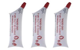 Graxa Castanha Sabão De Lítio Com Bico 250Gr - 3 Un Graxa Castanha Sabão De Lítio Com Bico 250Gr - 3 Un
