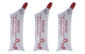 Graxa Castanha Sabão De Lítio Com Bico 250Gr - 3 Un Graxa Castanha Sabão De Lítio Com Bico 250Gr - 3 Un