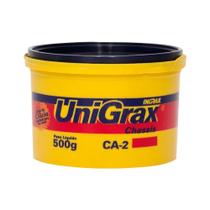Graxa de Cálcio Marrom Unigrax Uso Geral Chassis PTG 95C 500g - Embalagem com 12 Unidades