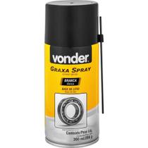 Graxa em Spray Branca, Base de Lítio, 300 Ml/200 g, Vonder OstenVonder Graxa em Spray Branca, Base de Lítio, 300 Ml/200 g, Vonder OstenVonder