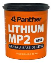 Graxa Lítio Panther MP2 Azul 18kg Alta Performance Automotiva Suporta Extremos