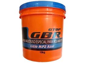 Graxa Multiuso Especial para Rolamentos Lítio MP2 Azul 10Kg - GTOP-GBR