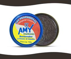 graxa para sapato café restaurador profissional amy 140g