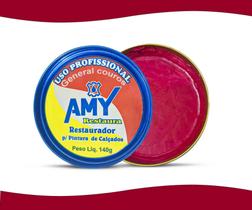 Graxa Para Sapato Vermelho Restaurador Profissional Amy 140G - Amycrom