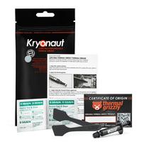 Graxa térmica Thermal Grizzly Kryonaut 1g com espátula e almofadas