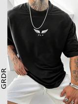GRDR Camiseta Masculina de Manga Curta com Estampa Gráfica Clássica, Adequada para Uso Casual no Ver GRDR Camiseta Masculina de Manga Curta com Estampa Gráfica Clássica, Adequada para Uso Casual no Ver