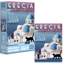 Grécia Quebra-Cabeça Nano 500 Peças Postais do Mundo Game Office Toyster