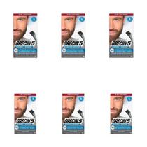 Grecin 5 Barba e Bigode Castanho 28g (Kit C/06)