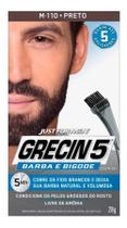 Grecin 5 Barba E Bigode Preto 28g