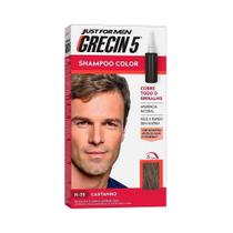 Grecin 5 shampoo color castanho com 30ml - COMBE