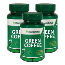 Green Coffee Macrophytus Cafe Verde 500mg 60 Capsulas- 3 Unidades Macropytus