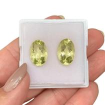 Green Gold Oval Par 12,40ct