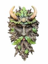 Green Man Chifres Homem Verde - Guardião das Florestas - Estátua Decorativa Green Man Chifres Homem Verde - Guardião das Florestas - Estátua Decorativa