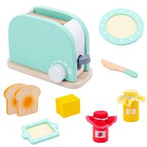 Green Up Kitchen House Toys Group, 11 peças torradeiras, brinquedos de madeira