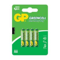 Greencell GP AAA Zinco Carvao 1.5V Blister 4 Unidades