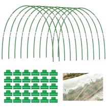 Greenhouse Hoops Breeze Touch para camas elevadas 50 unidades com clipes Greenhouse Hoops Breeze Touch para camas elevadas 50 unidades com clipes